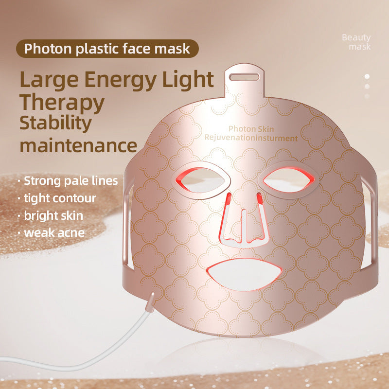 Silicone LED Mask Instrument Large Row Of Lights IPL Device Household